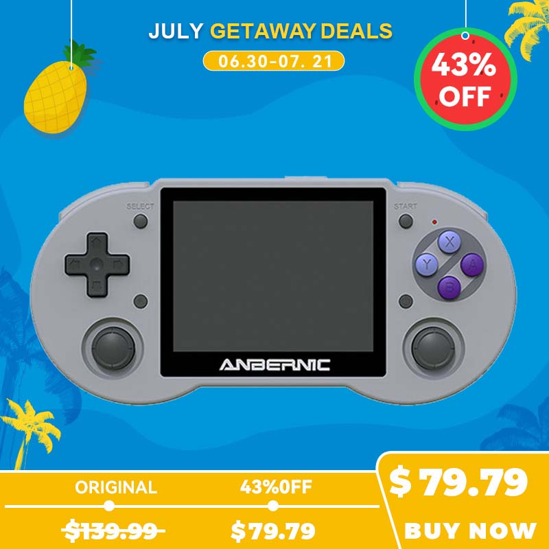 ANBERNIC RG353P Retro Handheld Game Console - Dual OS, 3.5" IPS Touchscreen