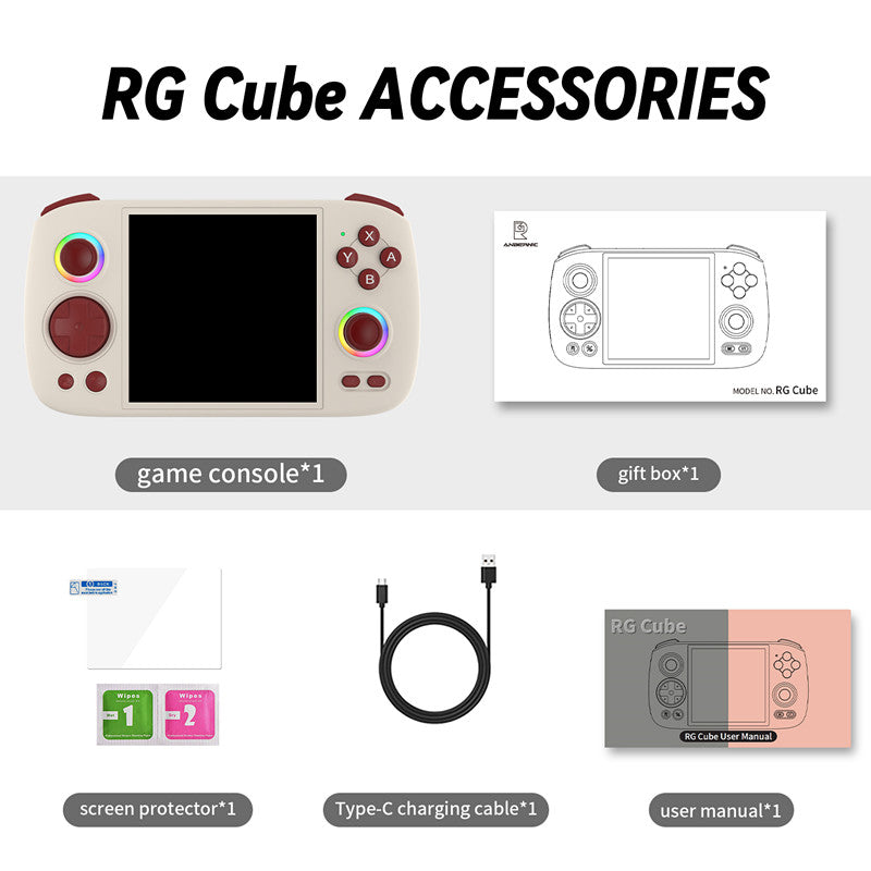 ANBERNIC RG Cube Android Handheld Gaming Console with 3.95" IPS Screen