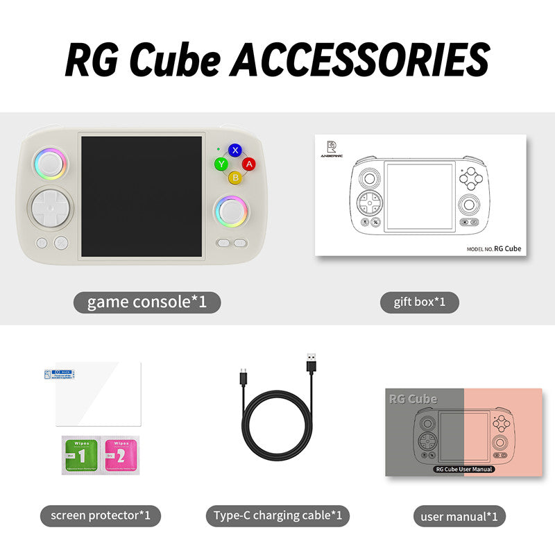 ANBERNIC RG Cube Android Handheld Gaming Console with 3.95" IPS Screen