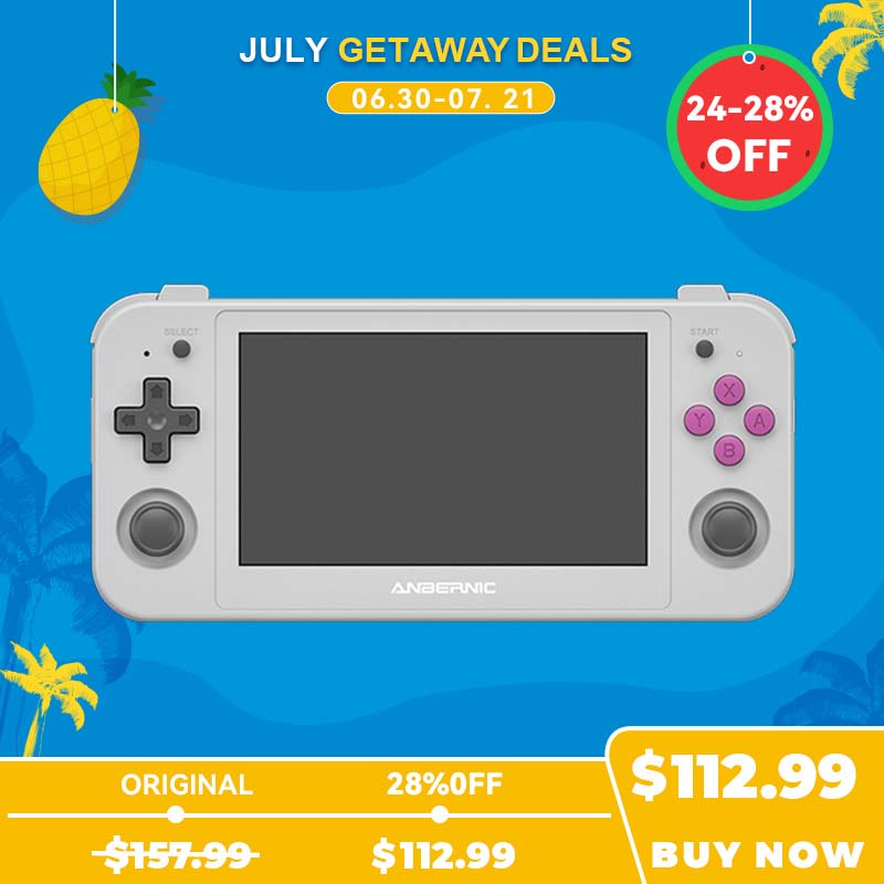 Anbernic RG505 Handheld Gaming Console - Android 12, 4.95" OLED, 5000mAh