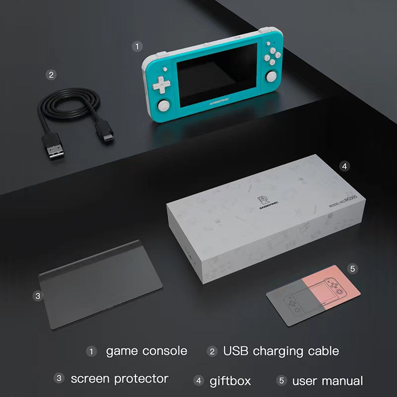 Anbernic RG505 Handheld Gaming Console - Android 12, 4.95" OLED, 5000mAh