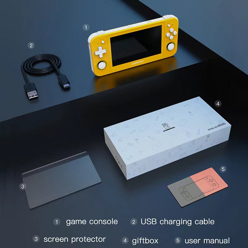 Anbernic RG505 Handheld Gaming Console - Android 12, 4.95" OLED, 5000mAh